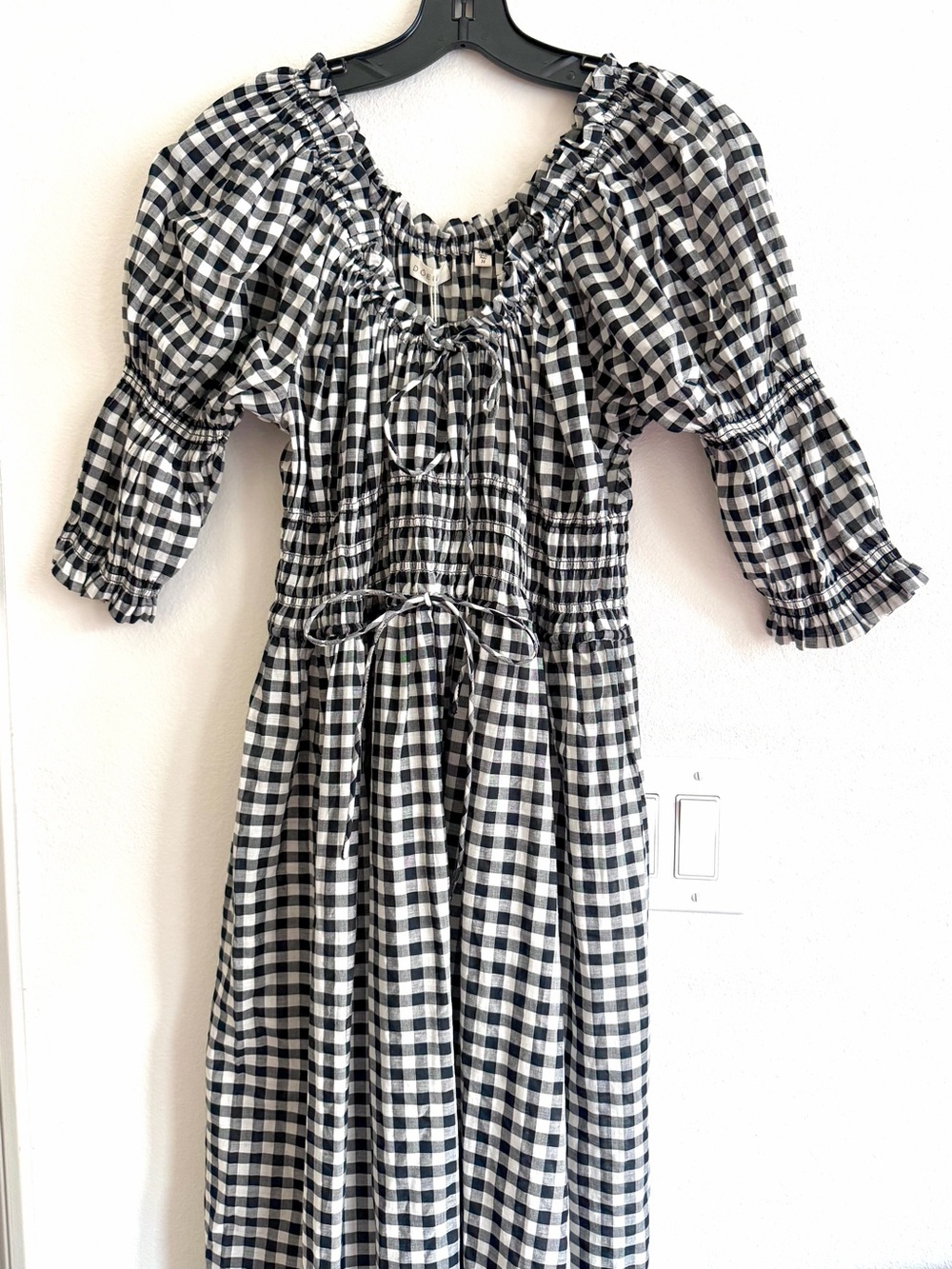 Dôen Ischia Dress in Gingham NWT - Picture 9 of 16